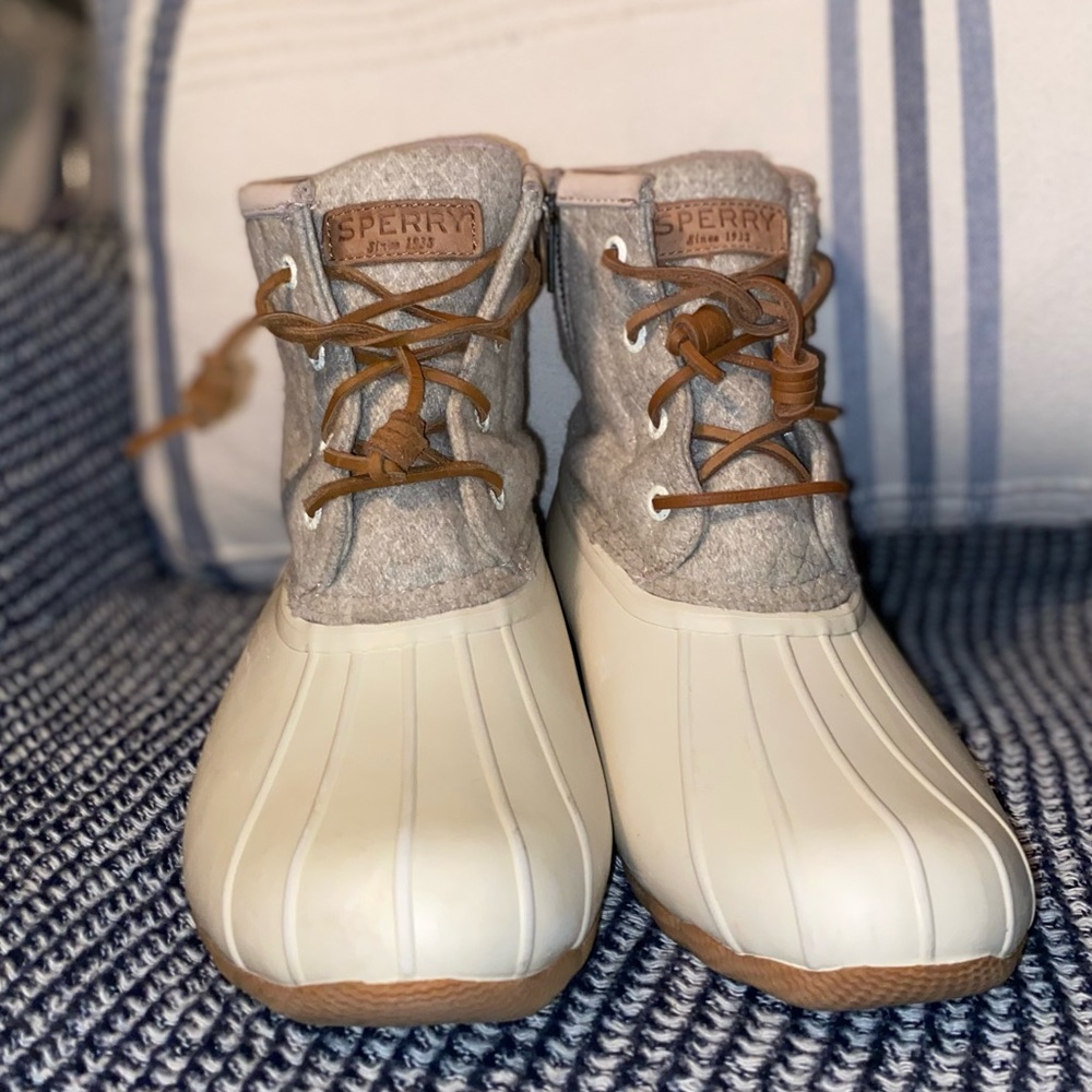 Sperry Brand Saltwater Wool Duck Boot W 7.5